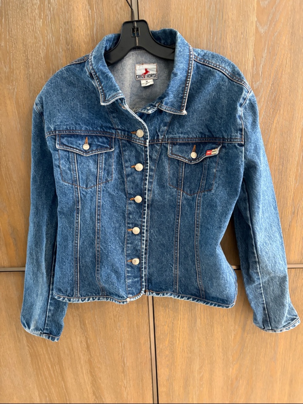 Crippled Horse Women's Blue Denim Jean Jacket